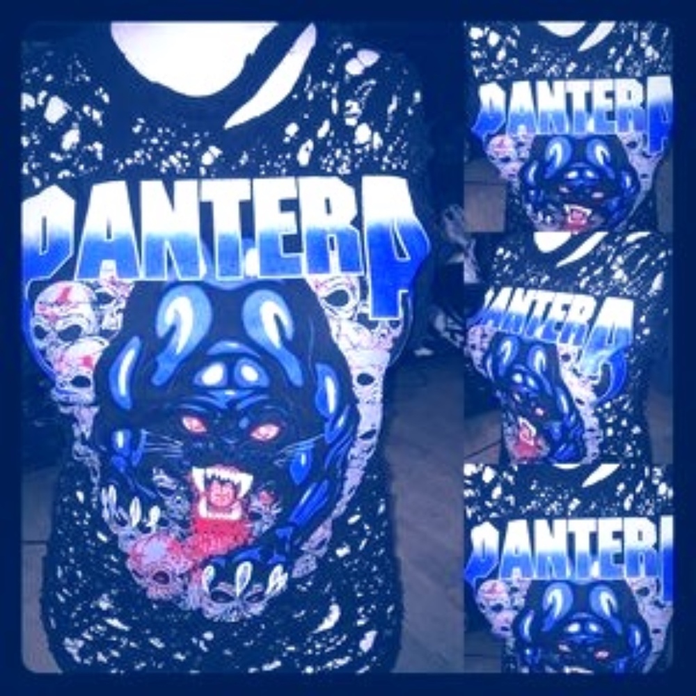 pantera  trashed tee
